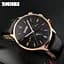 Чоловічий годинник Skmei 9117 Gold Brown класичні - мініатюра 4