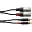 Коммутационный кабель Cordial 2хXLR - 2хRCA 1.5м CFU 1.5 MC - миниатюра 1