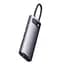 Usb-C адаптер Baseus Adapter Metal Gleam Series 7in1 Type-C To HDMIx2 + Usb3.0x3 + PD + RJ45 - мініатюра 3