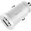 Автомобільний зарядний пристрій Baseus С8-K Grain Mini Smart Car Charger 3.1A 2хUSB White (651162372) - мініатюра 1
