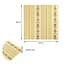 Панель стеновая Sticker Wall 3D 700х700х4мм Золотой орнамент SW-00001999 - миниатюра 3