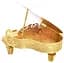 Колекційна модель PIECECOOL GRAND PIANO, GOLD VERSION P024-G - мініатюра 3