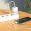 Адаптер мережевий HOCO Extension speed charger N21 1 USB + 1 Type-C 30 W - мініатюра 3