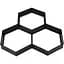 Форма для виготовлення бруківки Vorel поліпропілен 360 х 360 x 40 мм (35062) - мініатюра 2