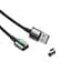 Кабель Baseus Zinc Magnetic Cable USB to Lightning 2.4A 1m CALXC-A01 Black - мініатюра 4