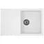 Кухонна мийка Zerix ZS-7950S-01 white ZX4579, Білий матовий - мініатюра 1