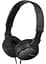 Навушники On-ear MDR-ZX110AP 3.5 mini-jack, Mic, Чорний Sony teh0024848 - мініатюра 1