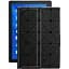 Чехол StatusCASE из экокожи для планшета Lenovo Tab E10 TB-X104L Черный ромб - миниатюра 1