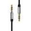 Аудіокабель Remax RL-L100 Aux 3.5 mini-Jack тато тато 1 м - мініатюра 1