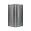 Душова кабіна без піддону Mixxus Plain SC01-90x90x185-GR хром сіре тоноване скло 4 мм MI6900, Хром, Універсальна, тонований, хром - мініатюра 1
