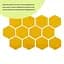 Дзеркальний декор Wall Sticker SW-00002517 акриловий самоклеючий 125х105 мм 12 шт. золото - мініатюра 2
