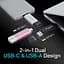 Портативний SSD Transcend 2TB USB 3.1 Gen 2 Type-A + Type-C ESD310 Чорний teh0024698 - мініатюра 6