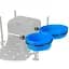 Емкость Preston OffBox 36 Groundbait Bowl and Hoop Small - миниатюра 3