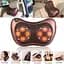 Автомобильная массажер-подушка для шеи XPRO Massage pillow CHM-8028 роликовый коричневый (MER-13123_329) - миниатюра 4