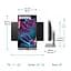 Монитор TFT 27" BenQ PD2725U, IPS, 4K UHD, DHDR400, 2x HDMI, DP, 2x Thunderbolt 3 (USB-C), USB-hub, HAS, цв. - миниатюра 3