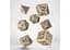 Набір кубиків Steampunk Beige & black Dice Set , 7 шт. (SSTE18) - мініатюра 2