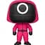 Ігрова фігурка Funko Pop Гра в кальмара Червоний солдат у масці (64799) - мініатюра 1