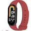 Силиконовый ремешок BeCover для Xiaomi Mi Smart Band 8 Dark Red (709385) - миниатюра 1