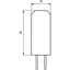 Светодиодная лампа Eurolamp LED, G4, 2W, 4000K, 220V (LED-G4-0240(220)) - миниатюра 3