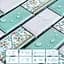 Декоративна плитка Sticker Wall ПВХ на самоклейці 300х300х5мм М'ятна СПП-505 SW-00001139 - мініатюра 4