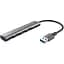 Концентратор Trust Halyx 4-Port USB-A 3.2 Grey (24947_TRUST) - мініатюра 1