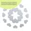 Дзеркальний декор Wall Sticker SW-00002524 акриловий самоклеючий 18 шт. срібло - мініатюра 2