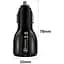 Автомобільний зарядний пристрій No Brand CWa 2USB PD18W QC 3.0 Black (69850555) - мініатюра 4