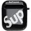 Футляр для навушників Airpods Glossy Brand Sup black - мініатюра 1