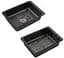 Кухонная мойка Kroner KRP Schwarze - SET7545HM PVD (3.0/0.8 мм) (CV033382) - миниатюра 15