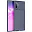 Чохол-накладка iPaky Carbon Fiber Series/Soft TPU Case Samsung Galaxy Note 10+ Navy Blue - мініатюра 1