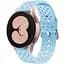 Ремінець для Samsung Galaxy Watch FE - блакитний ширина кріплення 20мм силікон Watchbands Twist (FEWB13770511) - мініатюра 1