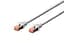 Патч-корд CAT 6 S-FTP 15м AWG 27/7 LSZH сірий Digitus teh0018372 - мініатюра 1