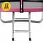Батут із зовнішньою сіткою 4FIZJO Classic 8FT 252 см Black/Pink (P-5907739314536) - мініатюра 4