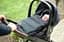 Спальний мішок до автокрісла Maxi-Cosi Footmuff Baby Car Seats Essential Black - мініатюра 2