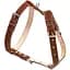 Шлея для собак Collar подвійна, шкіра, 49-68х68-80х2,5 см, коричневий (6426) - мініатюра 1