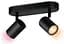 WiZ Світильник точковий накладний розумний IMAGEO Spots, 2х5W, 2200-6500K, RGB, Wi-Fi, чорний - мініатюра 5