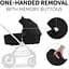 Універсальна коляска 2 в 1 Hauck Walk N Care Air Black, чорна (16547-8) - мініатюра 8