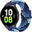 Нейлоновий ремінець Universal 20 mm Elastic Adjustment Samsung/Amazfit/Huawei Colorful Blue - мініатюра 1