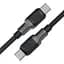 Кабель Acefast C10-03 Type-C to Type-C 3A 60W 1.2 м silicone zinc connectors черный - миниатюра 3