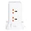 Сетевой фильтр-удлинитель Yiwu HP-5-3MF TOWER B22 4,8 м 6 розеток 3USB+1PD и LED-лампа белый - миниатюра 3