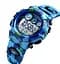 Дитячий наручний годинникSkmei 1547 Camouflage Light Blue, 1547CMLTBU (17147) - мініатюра 1