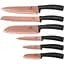 Набір ножів 6 предметів Berlinger Haus Metallic Line Rose Gold Edition (BH-2611) - мініатюра 1