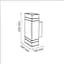 Вуличний світильник Goldlux 307866 Gilbert GU10 2x10W IP44 BK - мініатюра 5