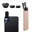 3 в 1 фишай, ширококутна, макролінза для телефону універсальна - мініатюра 2