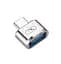Перехідник SkyDolphin OT05 Mini USB Type-C - USB (M/F), silver (SDADPT-00030) - мініатюра 1