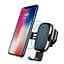 Автотримач з БЗП Baseus Gravity Wireless Air Vent (WXYL) Чорний - миниатюра 1