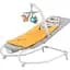 Шезлонг-качалка Kinderkraft Felio 2 Forest Yellow серый с желтым KBFELI20YEL0000 (00-00305173) - миниатюра 1