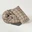 Пододеяльник МВМ My Home Тартан 220x200 см серо-бежевая (BL-DC-08 GRAY/BEIGE) - миниатюра 2