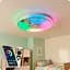 Люстра світлодіодна 517 Dlight RGB з пультом і колонкою 70Вт Білий (02150) - мініатюра 11