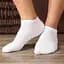 Носки короткие однотонные женские бесшовные дышащие качественные ORGANIC cotton носки JILL ANTONY Белый, 42-43 - миниатюра 1